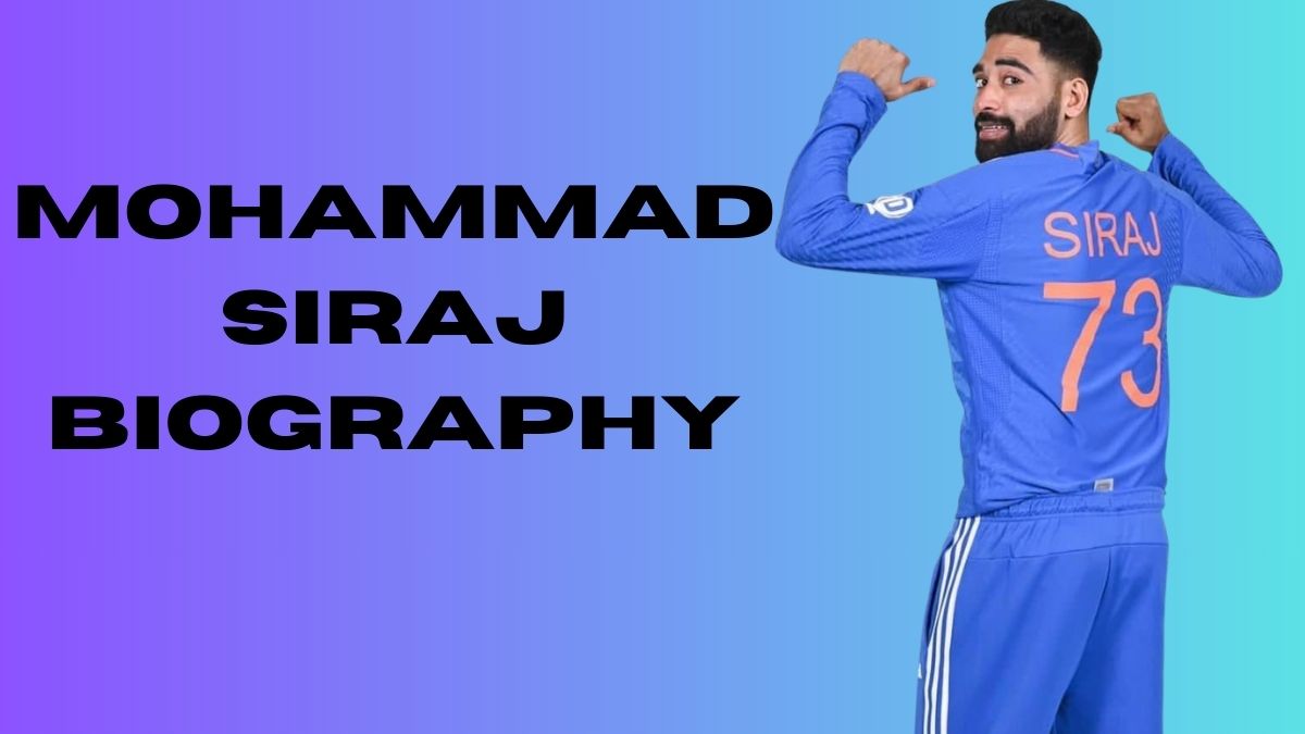 Mohammad Siraj Biography
